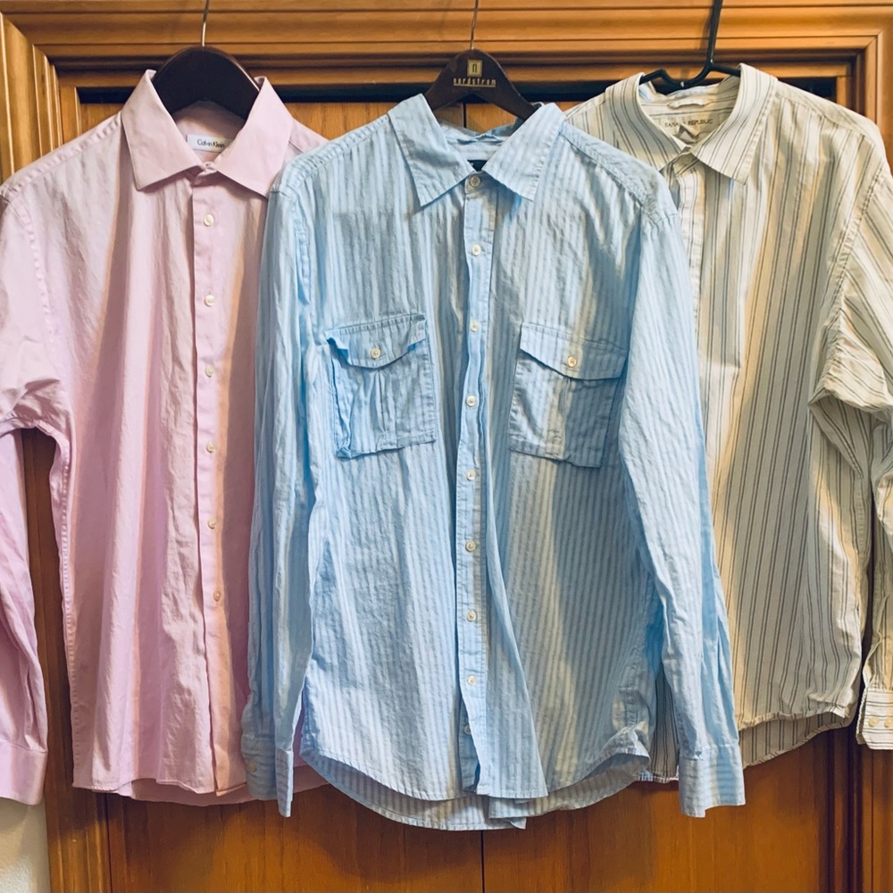 3 Men’s Shirts XL:Calvin Klein, Banana Republic, and Gap , Excellent - Picture 12 of 12